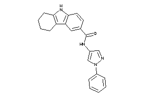 N-(1-phenylpyrazol-4-yl)-6,7,8,9-tetrahydro-5H-carbazole-3-carboxamide