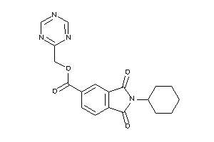 2-cyclohexyl-1,3-diketo-isoindoline-5-carboxylic Acid S-triazin-2-ylmethyl Ester