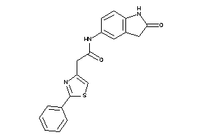 N-(2-ketoindolin-5-yl)-2-(2-phenylthiazol-4-yl)acetamide