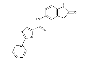 N-(2-ketoindolin-5-yl)-2-phenyl-thiazole-5-carboxamide