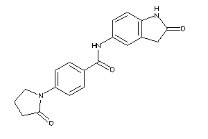 N-(2-ketoindolin-5-yl)-4-(2-ketopyrrolidino)benzamide