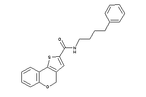 Image of N-(4-phenylbutyl)-4H-thieno[3,2-c]chromene-2-carboxamide