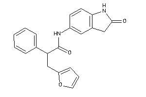 3-(2-furyl)-N-(2-ketoindolin-5-yl)-2-phenyl-propionamide