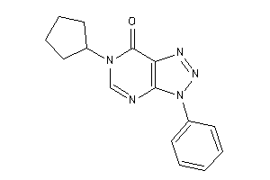 6-cyclopentyl-3-phenyl-triazolo[4,5-d]pyrimidin-7-one
